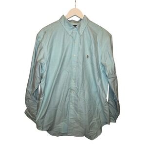 Ralph Lauren Classic Fit Oxford Button Down Shirt Light Blue Men Sz 17.5 / 36/37